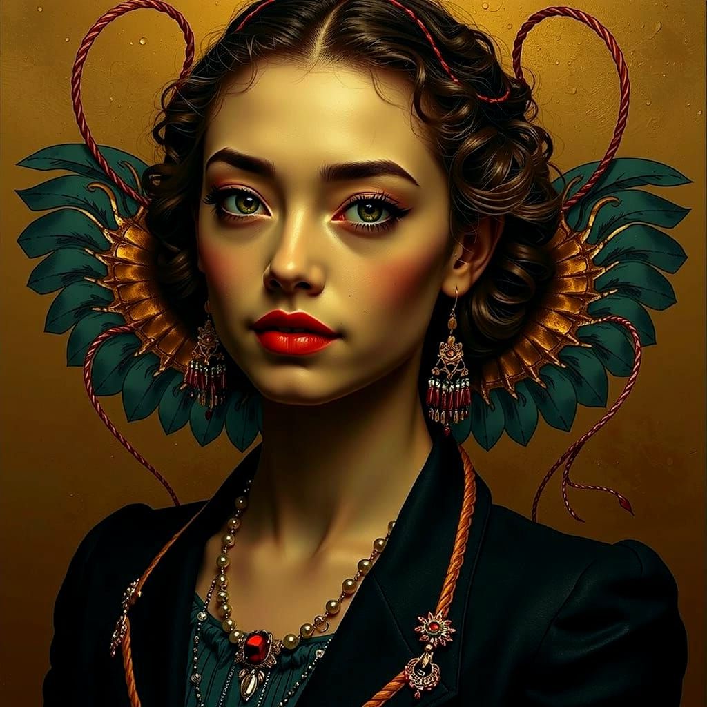 Vibrant Abstract Swirls of Red Hues