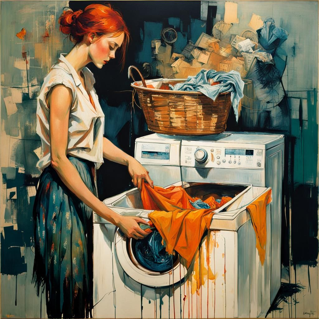 Happy Laundry Day: Modigliani and Griffiths Style