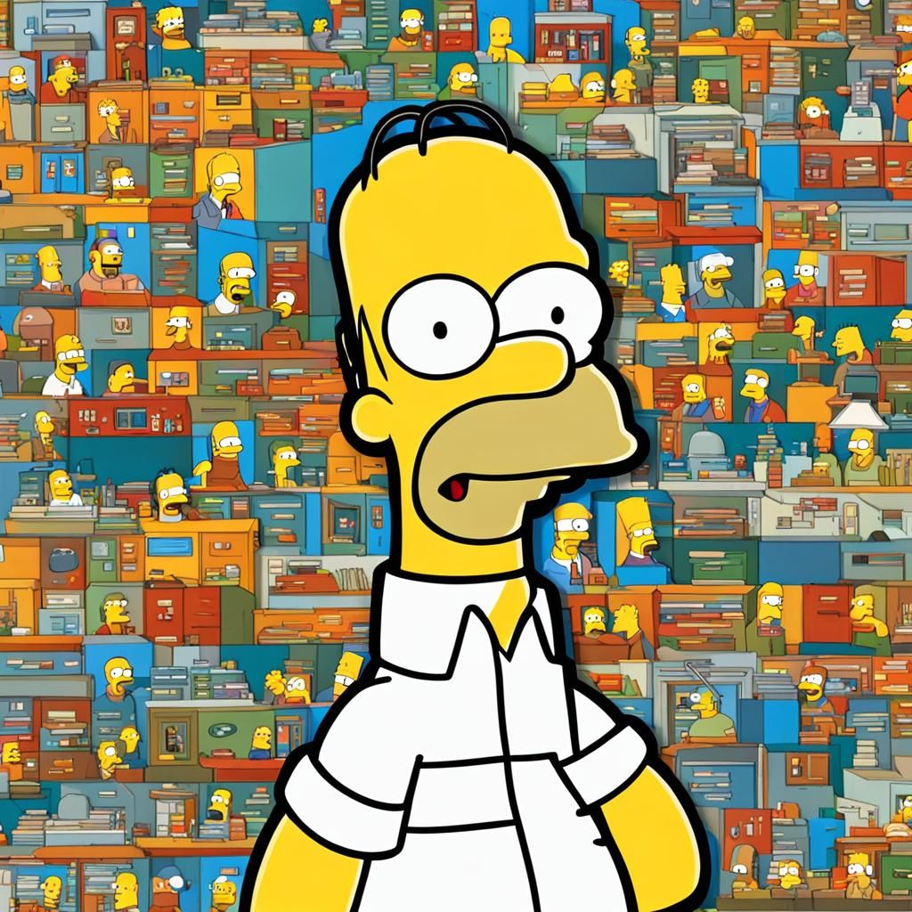 Homer Simpson AI Image