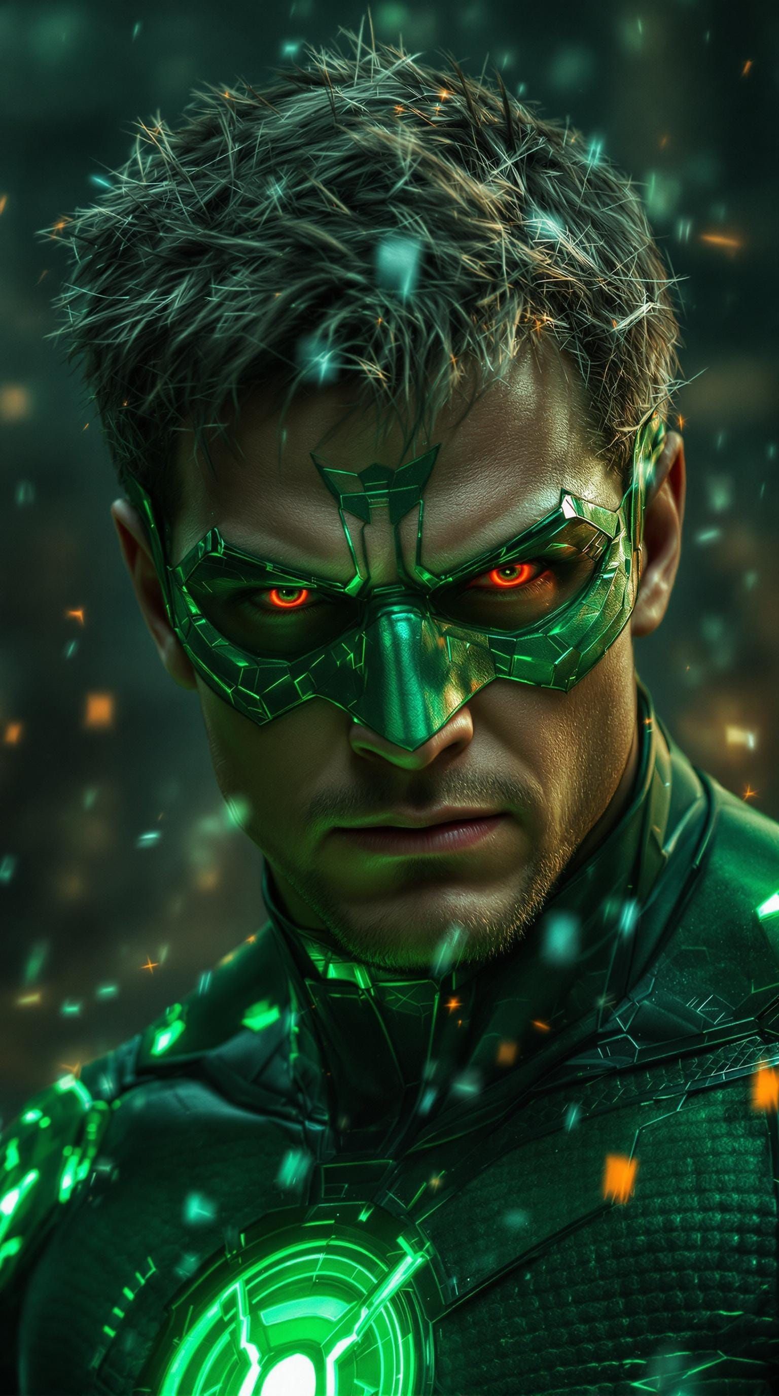 Green Lantern in Hyperrealistic HDR