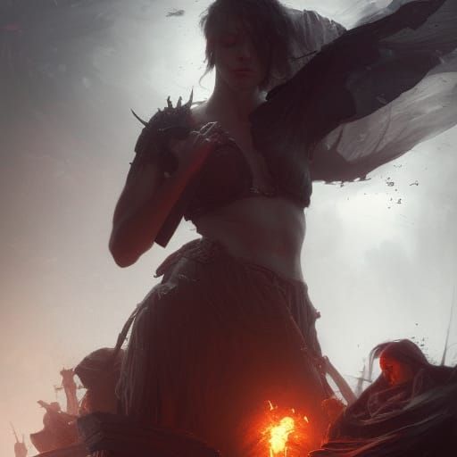 Dark Fantasy Art: Life and Death Cycle