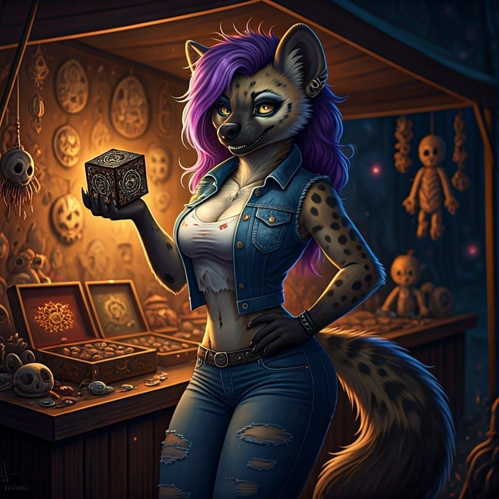 Mysterious She-Hyena Peddles Forbidden Knowledge in Creepy N...