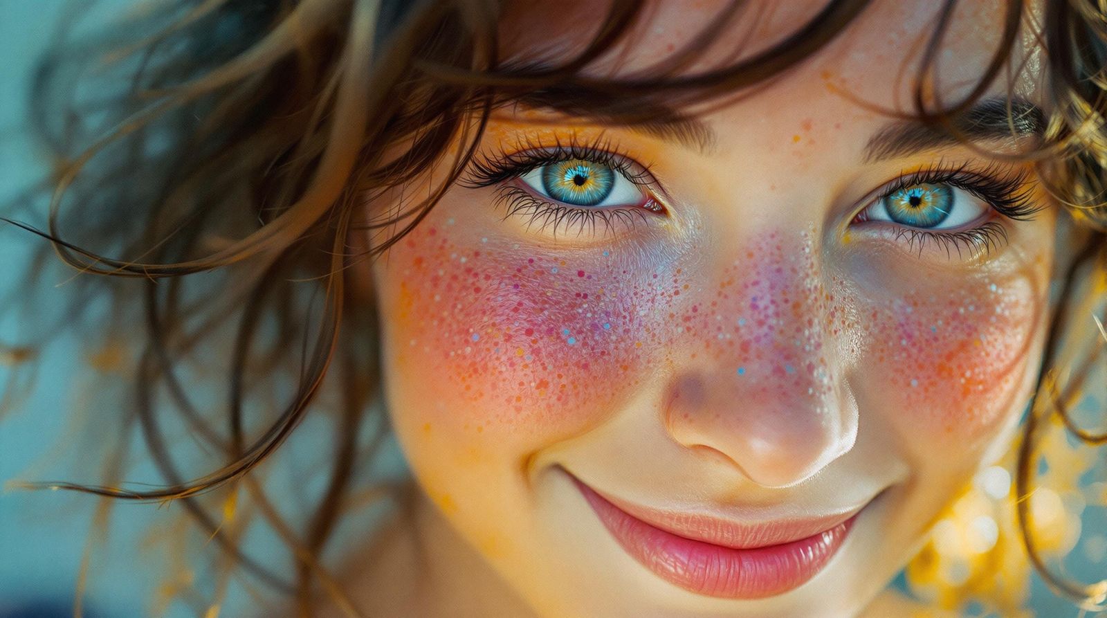 Sunkissed Smile in Bright Light