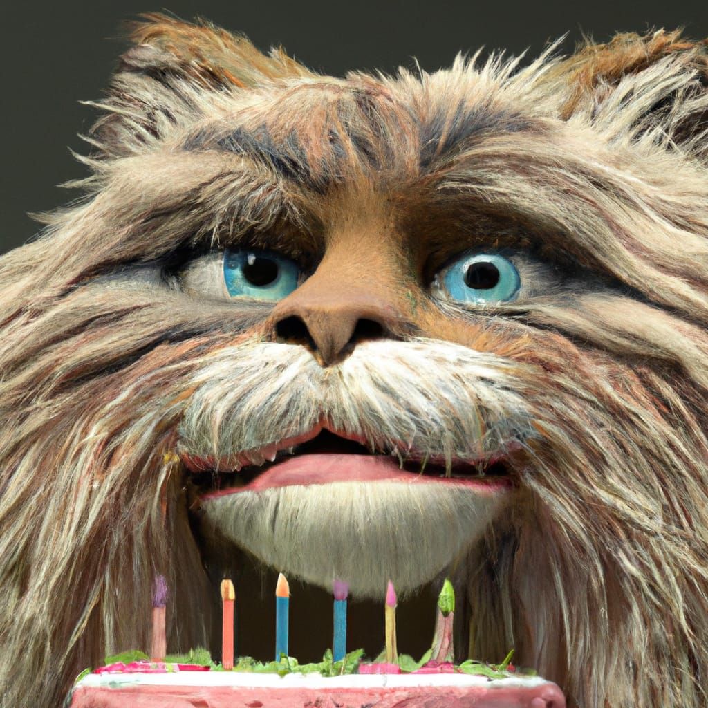 Muppet Cat: Hyperrealistic Stop Motion Animation