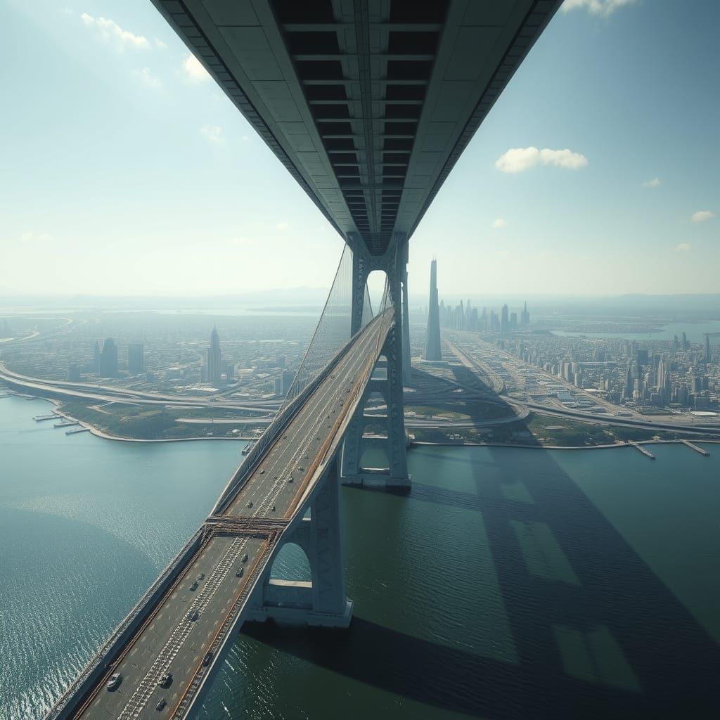 Fantastic Bridge with Mega Superstructure