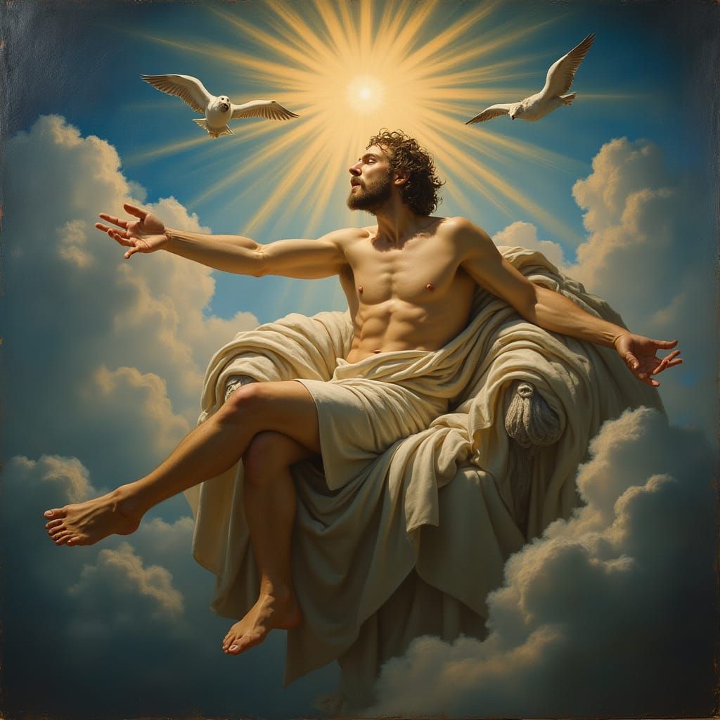 Divine Creation of Mankind in Majestic Splendor