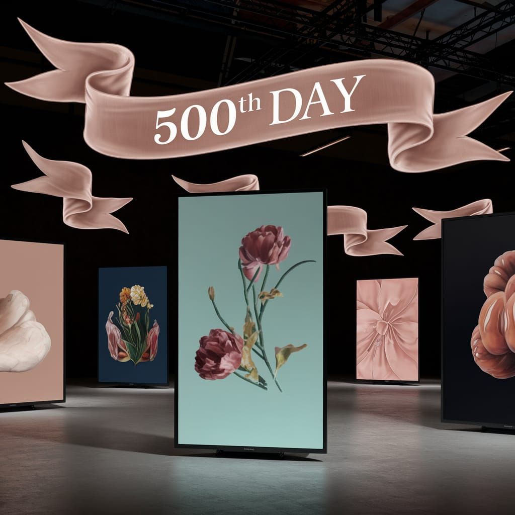 AI Art Showcase: 500th Day Celebration