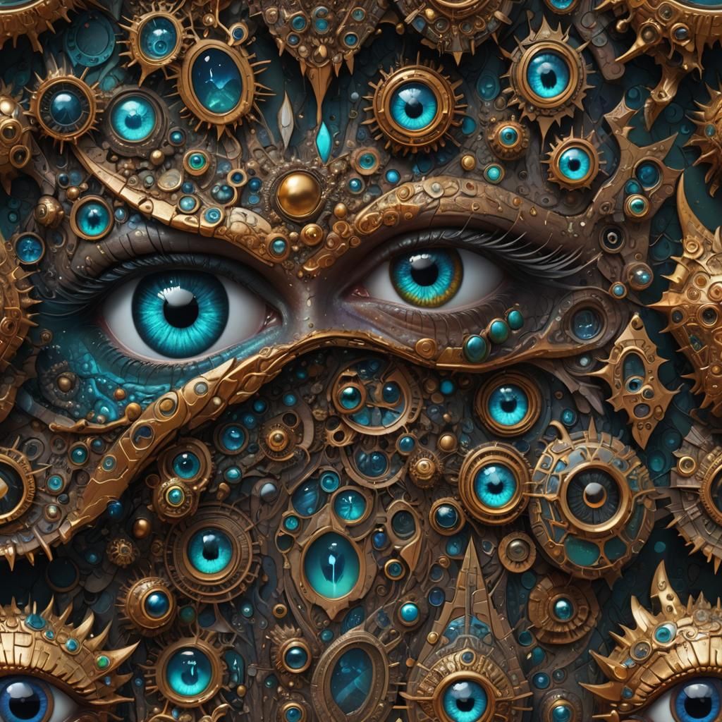 Detailed Fantasy Eye in Deep Color