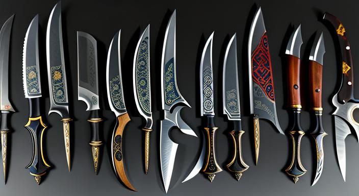 Assorted Enchanted Kurkri Knives