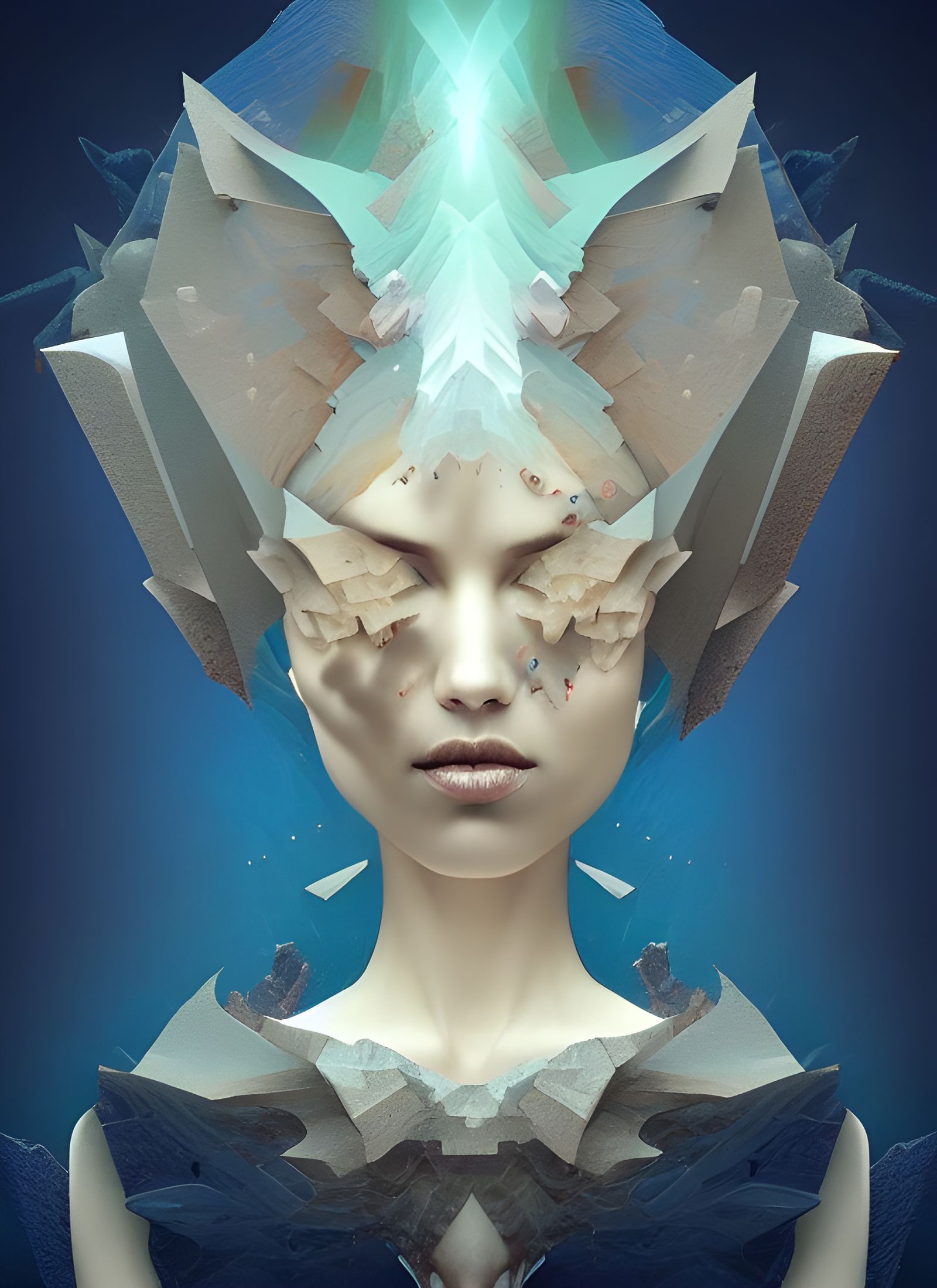 Fragmented Angel in Fractured Paradise