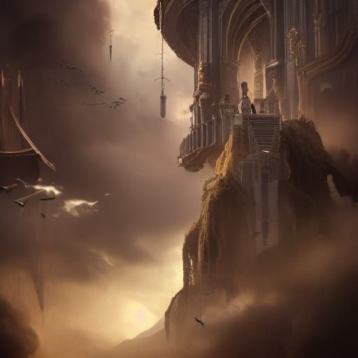 Contrasting Emotions: A Maximalist Digital Painting