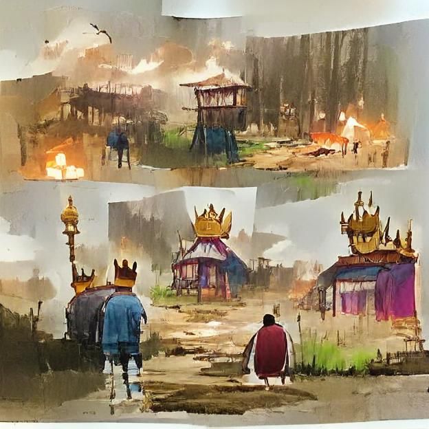 AI Image of a Fictional Kingdom