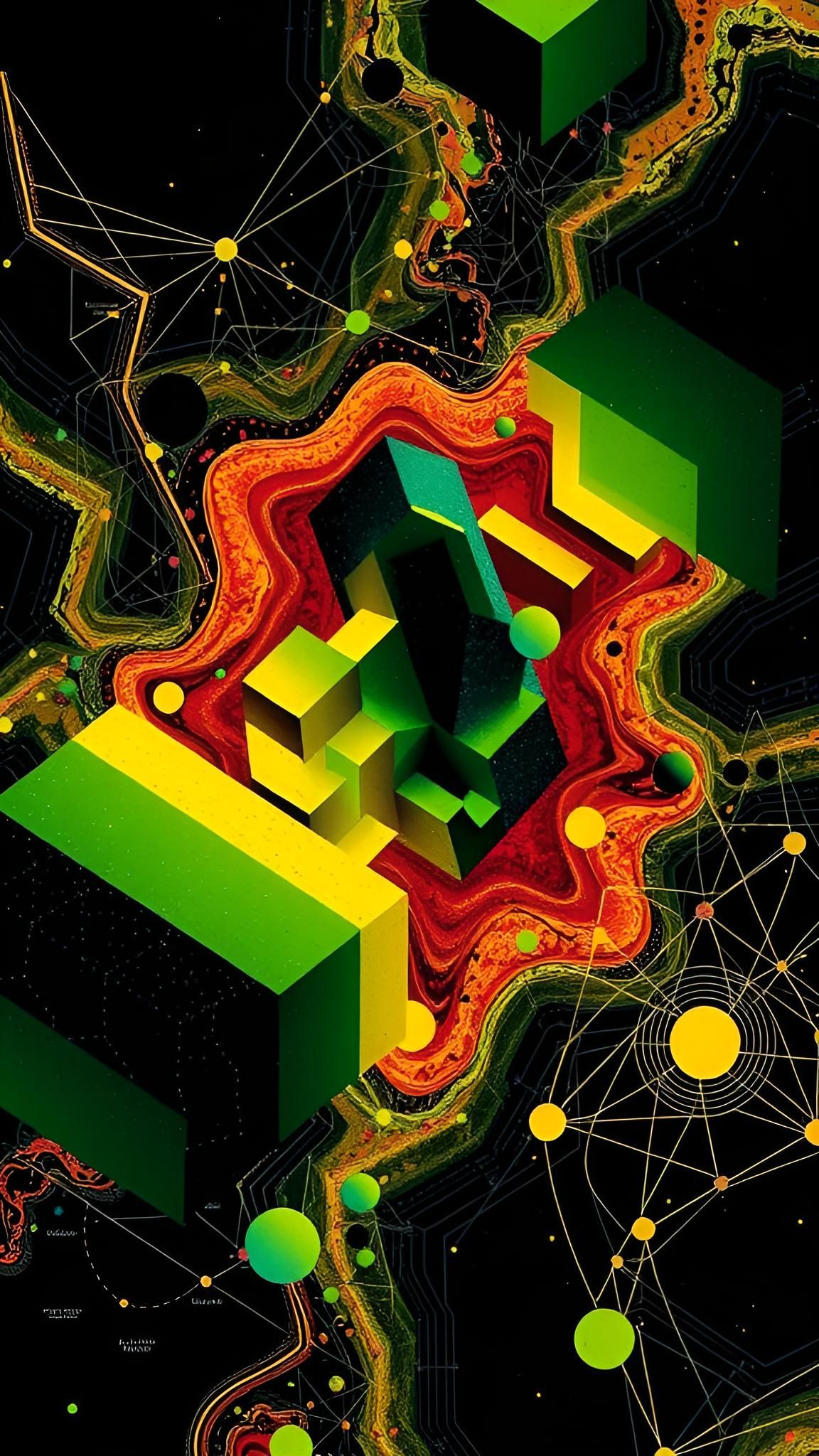 Abstract Visual Misinterpretations in Digital Art