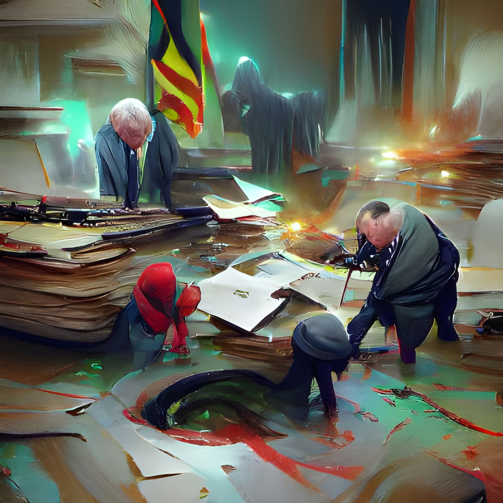 Conceptual Investigation Obstructs Despise, Digital Art
