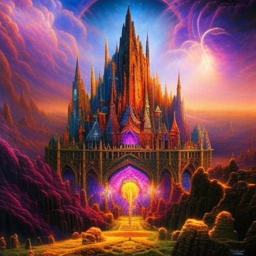 Mistical castle in Scotland Josephine Wall 3ds Max Zdzisław Beksiński by Greg Rutkowski 64 megapixels 8k resolution holo...