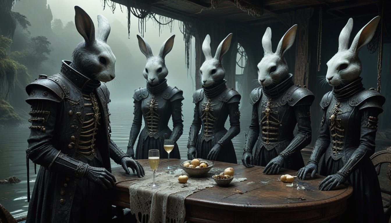 Decadent Monkeys and Miffy on a Faded Yacht