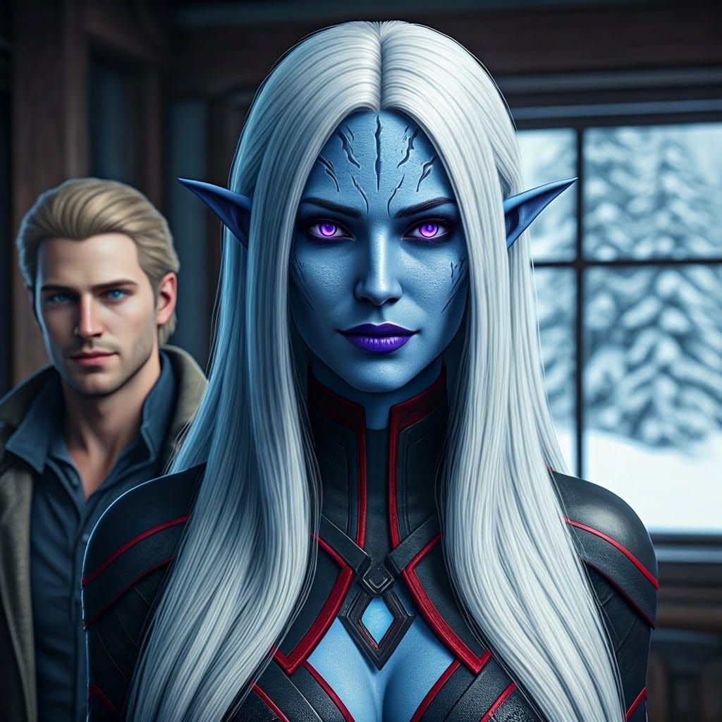 Towa the Demon Scientist in Photorealistic 8K