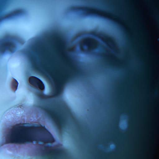 Underwater Struggle: A Photorealistic Dark Fantasy Portrait