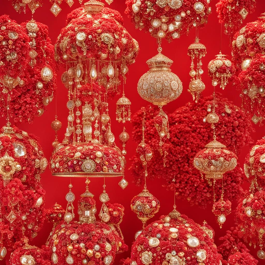 Dazzling Red Luxury: A Visual Masterpiece