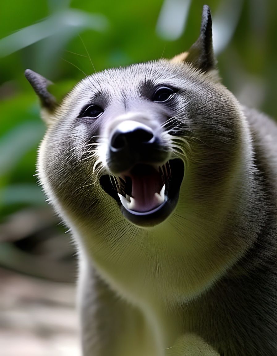 Whimsical Animals Play in Wild Landscape