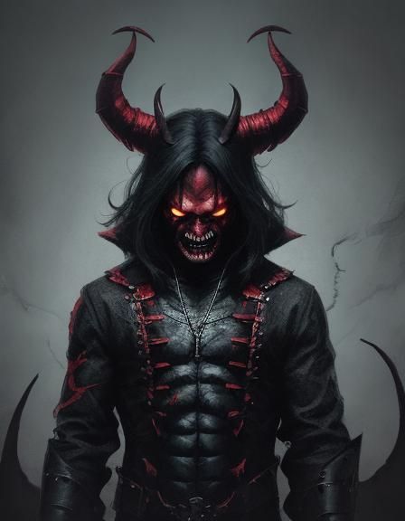 Fearsome Demon Generated by AI