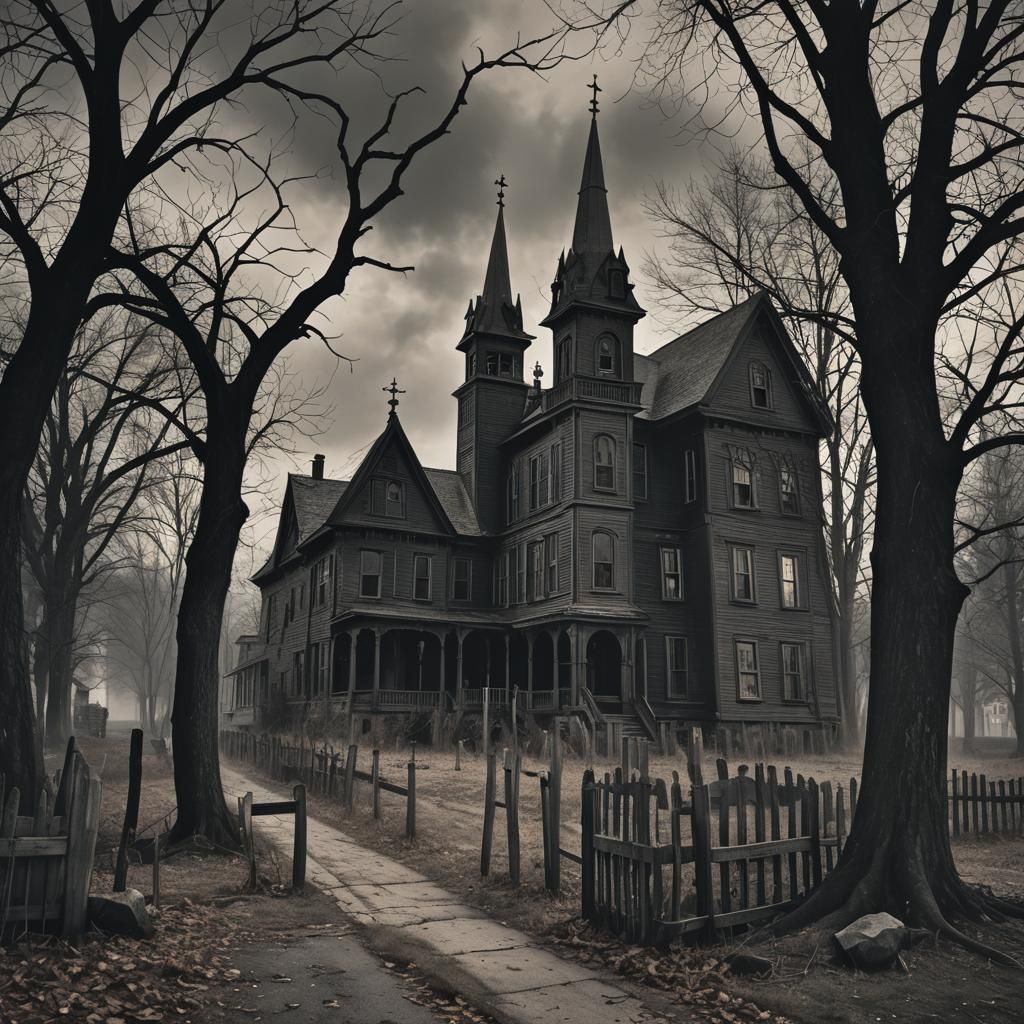 Sinister Gothic Salem, New England by Rutkowski