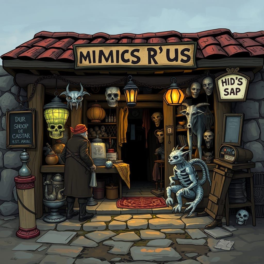 Mimics R' Us
In the far away town of Bælak there is an unusu...