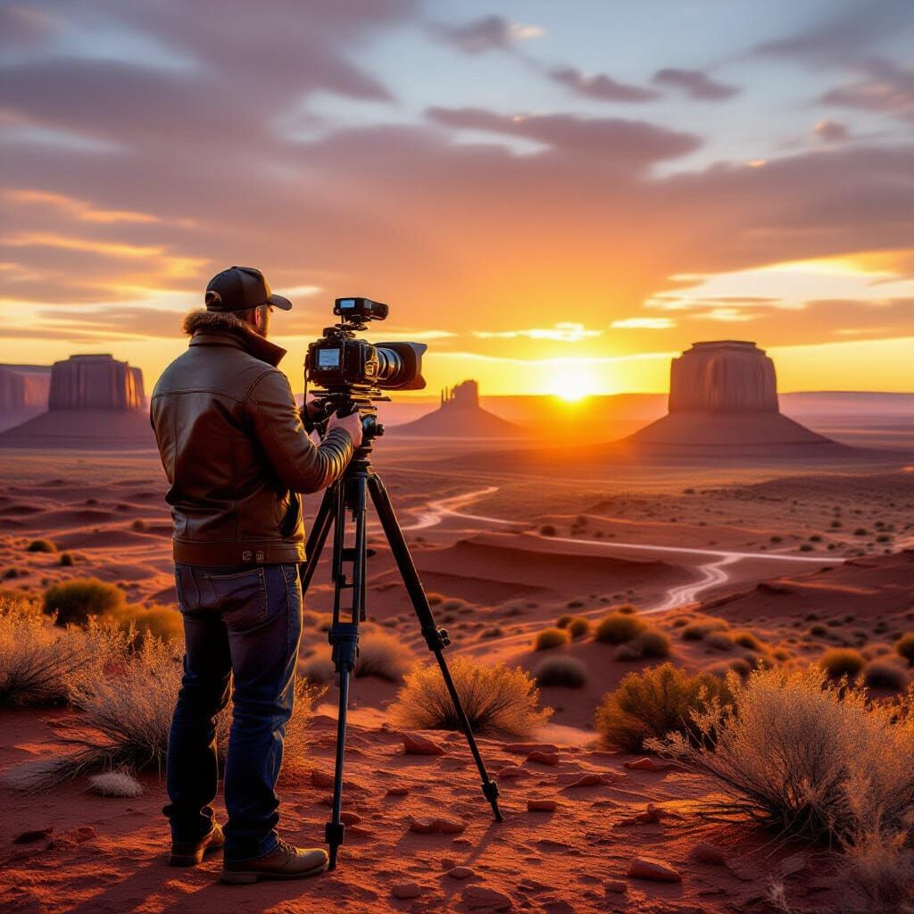 Monument Valley Sunrise Captured by Photographer