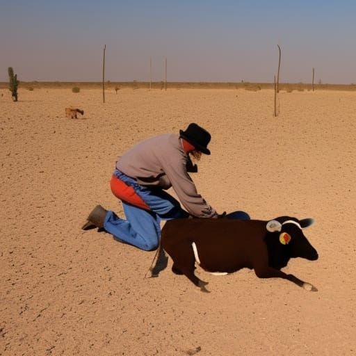 Desert Cattleman Contemplates Abram's Era