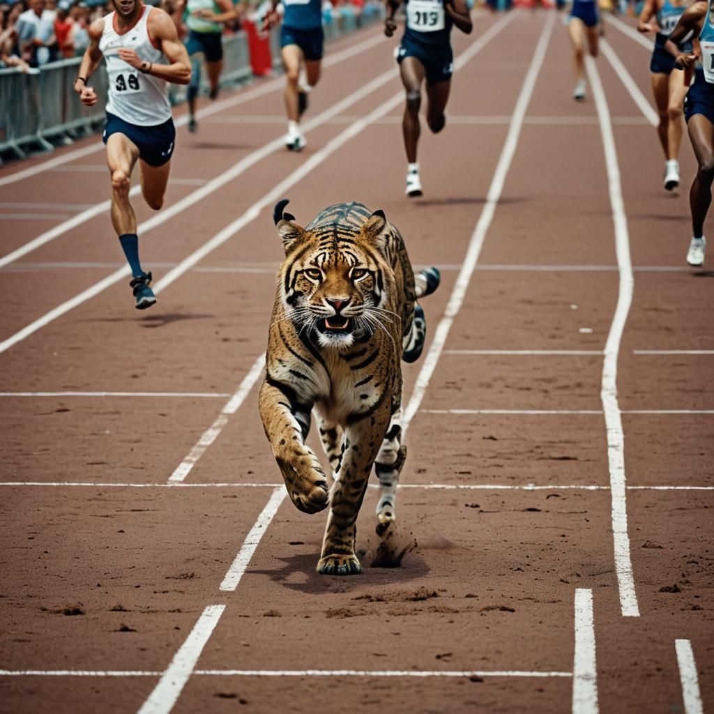 Three-Legged Cheetah Wins Epic Race