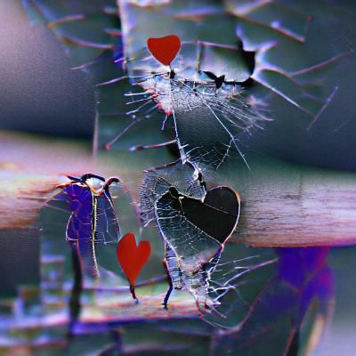 Abstract Depiction of Love and Loss