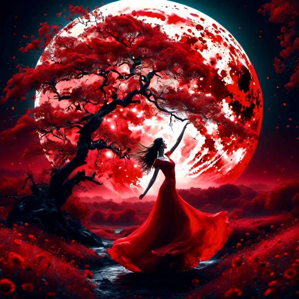 Red Soul Dancing Under the Red Moon