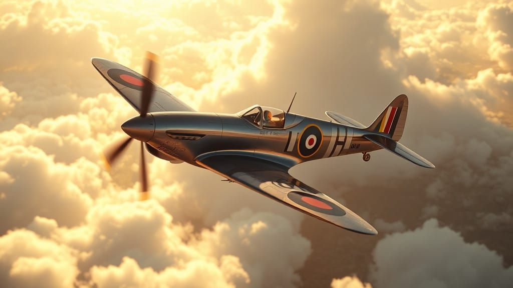 Supermarine Spitfire in Atmospheric Flight