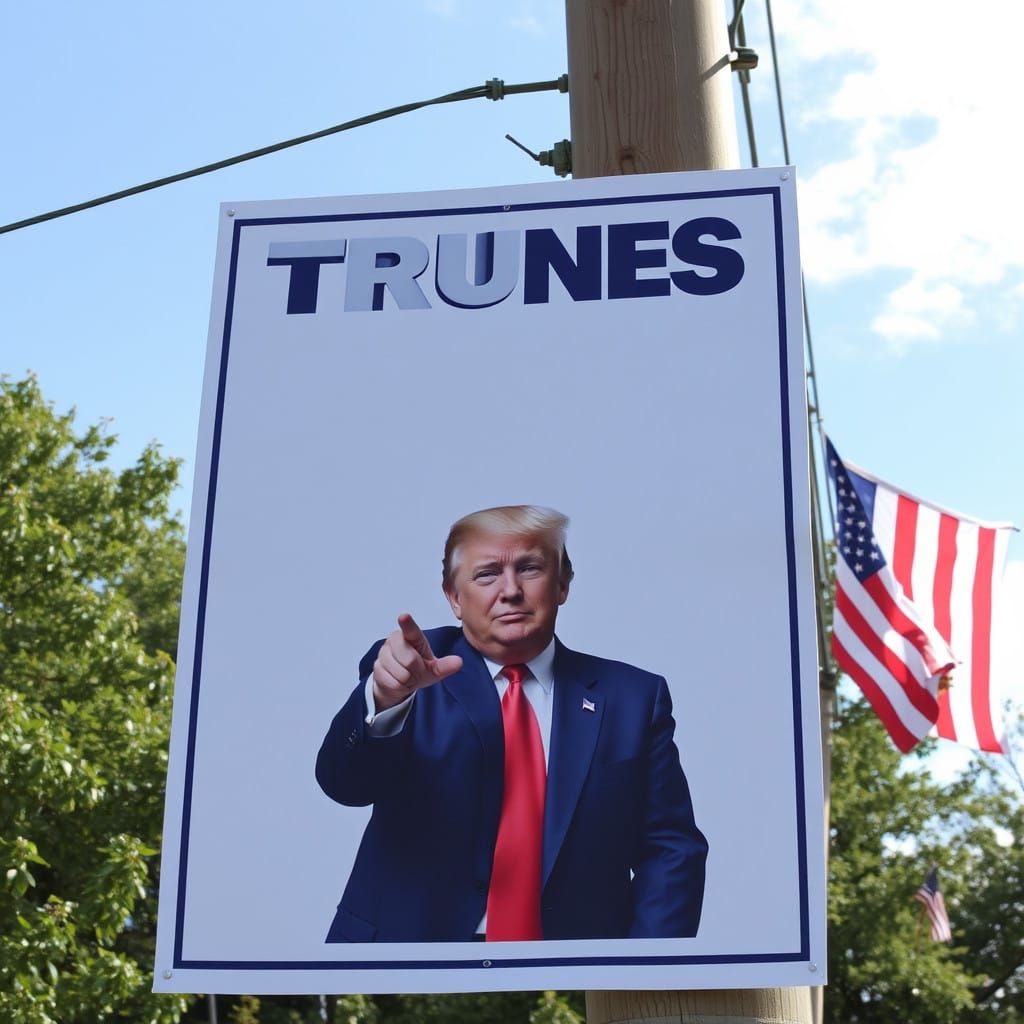 Trump in Pop Art Style