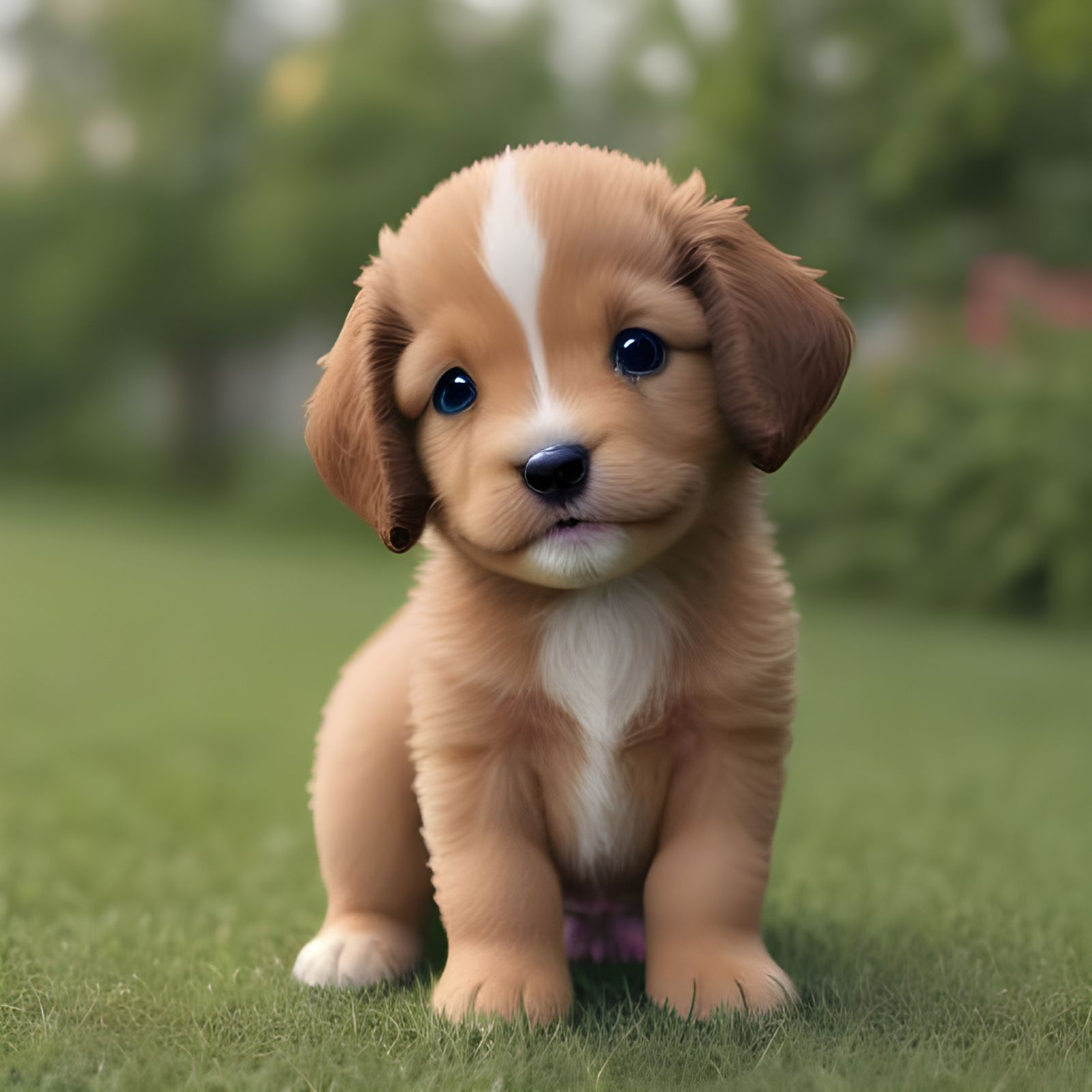 Very Cute Puppy Generated by AI