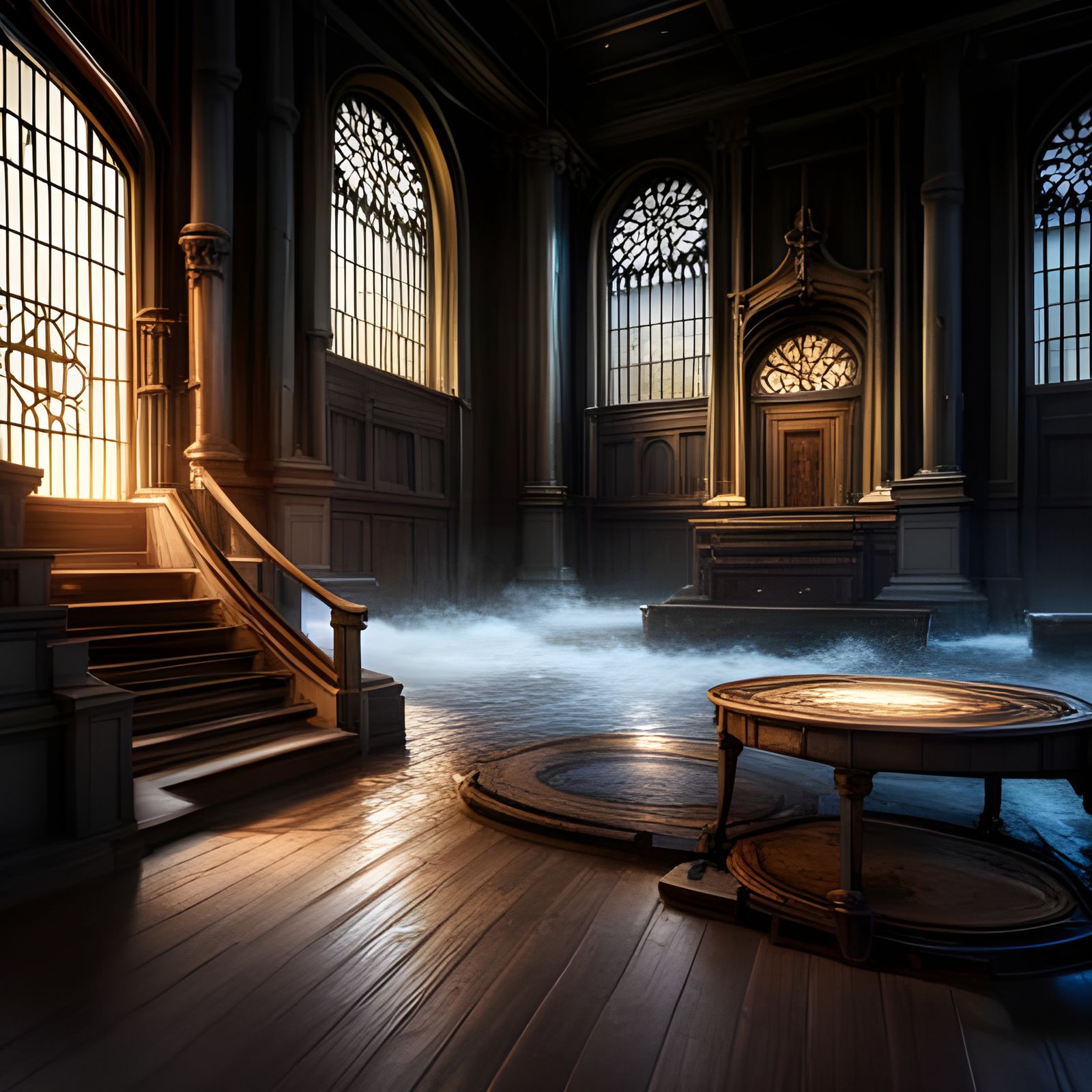 Fantastical Matte Painting in Deep Color