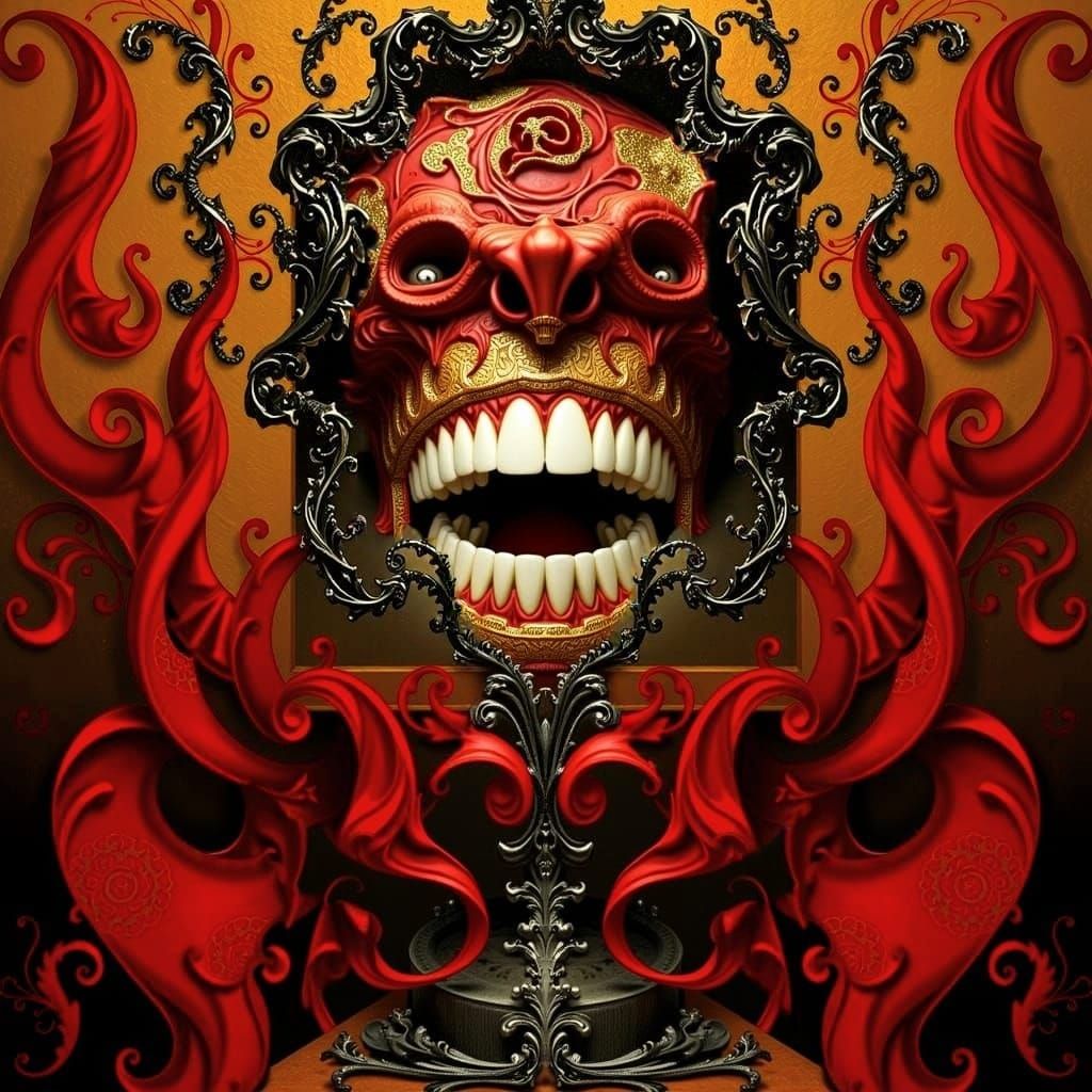 Historical Medical Drawings with Fire and Fractal Art