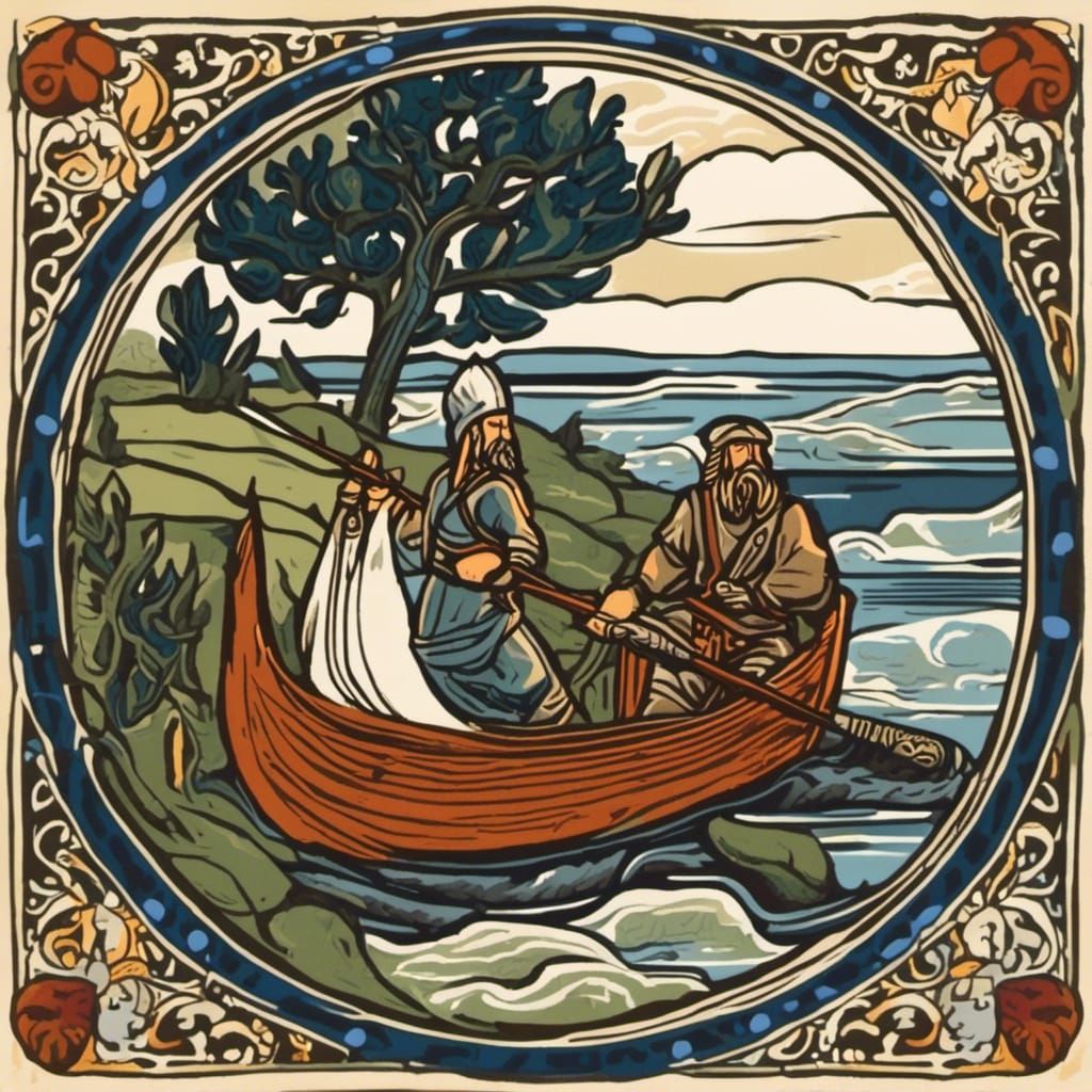 Viking Parable of the Good Samaritan in Ringerike Style