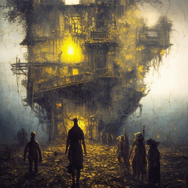 Ominous Unseen Terror: Surreal Horror Art