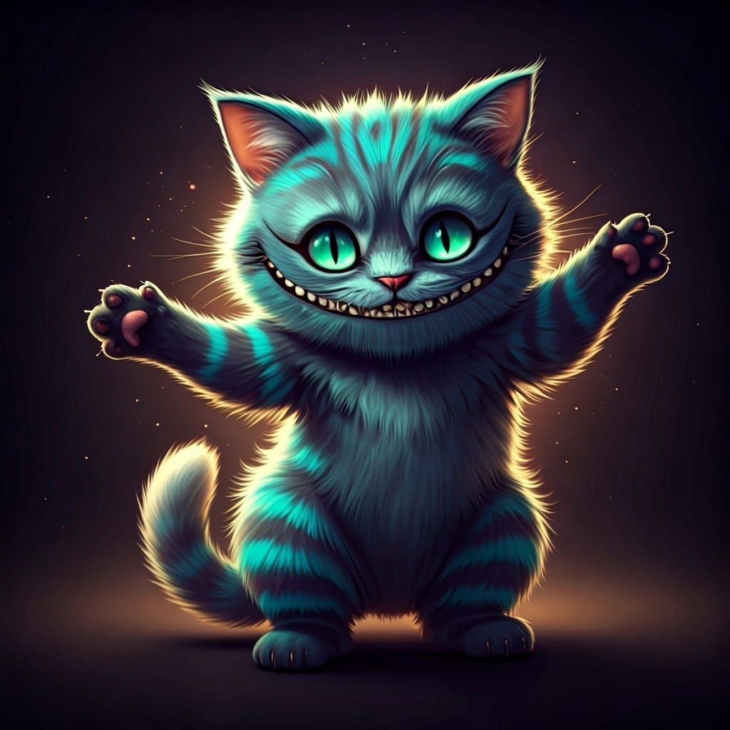 Furry Anime Cat Dances in Sparkly Wonderland