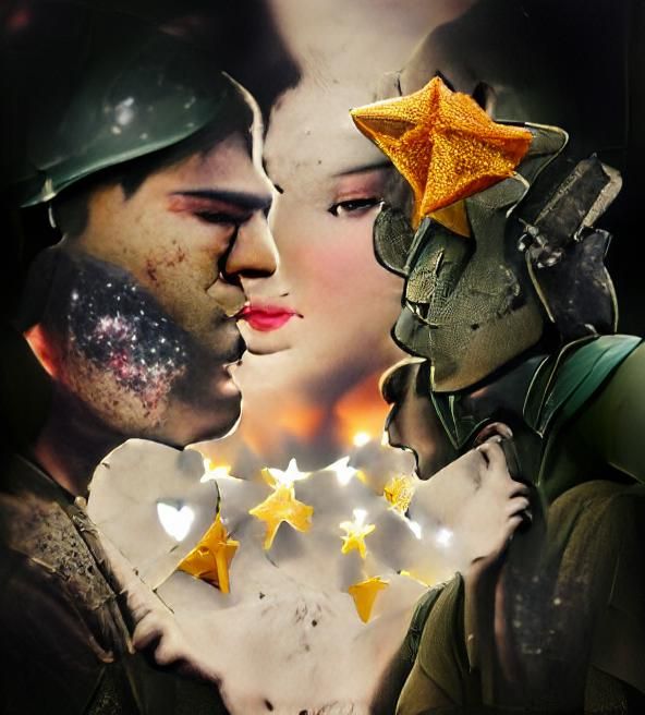 Star-Crossed Lovers Glittering Amidst War