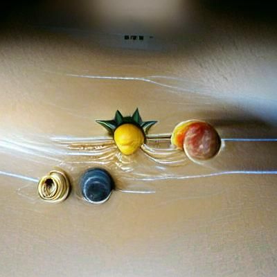Colorful Solar System Illustration