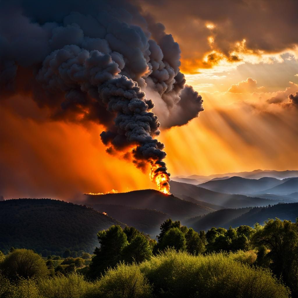 Moses Ascends Sinai Amidst Divine Fire and Glory