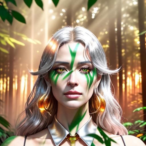 Eerie Forest at Sunset in Cinematic 8k