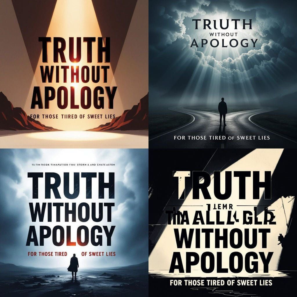 Cinematic Book Cover: Truth Without Apology