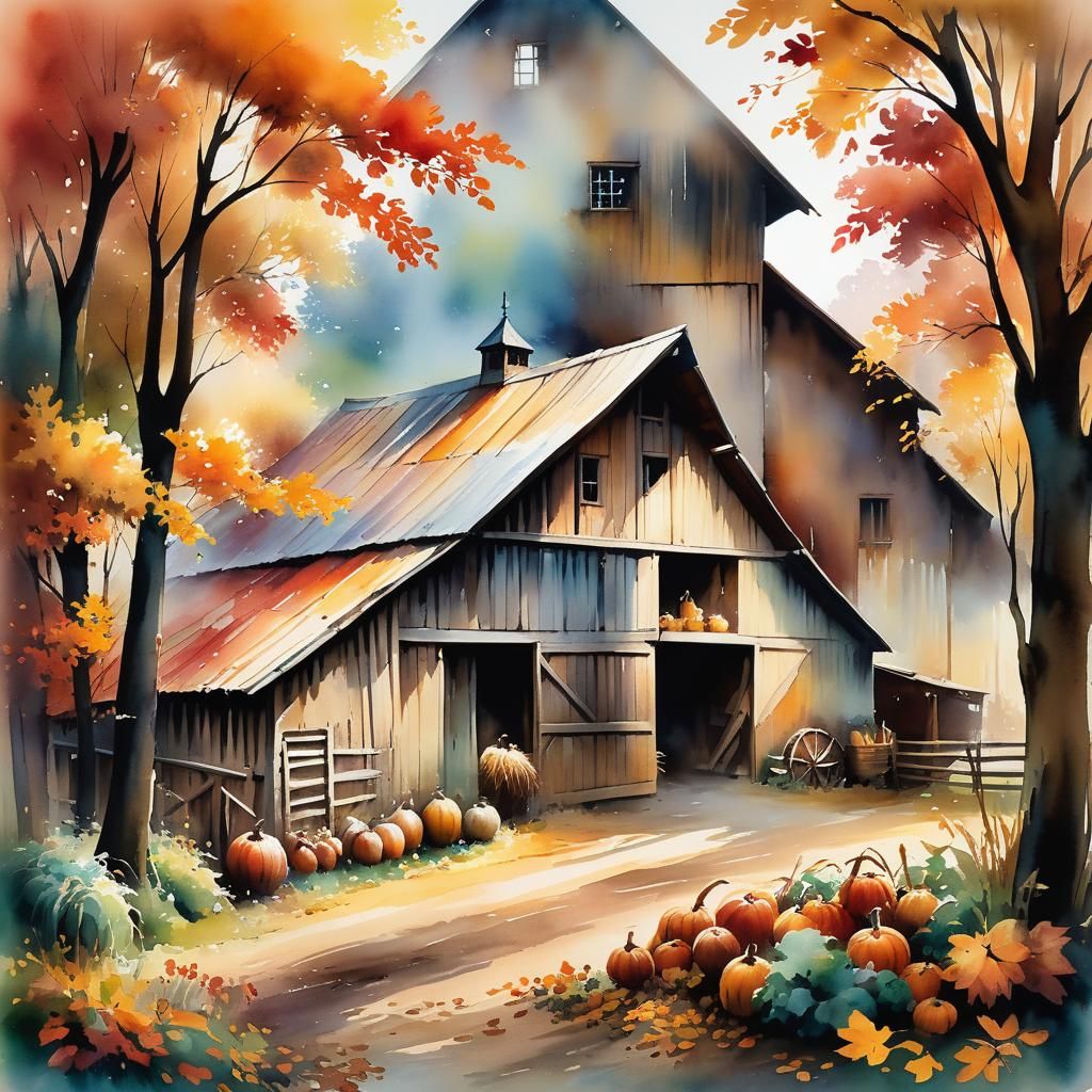 Autumn fills the barn and cellar