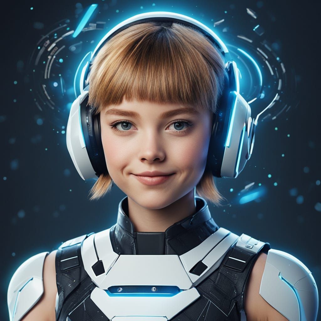 Futuristic Birthday Card for Stefanie in 2025