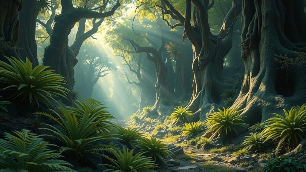 Surreal Landscape Transports Viewers to Primeval World