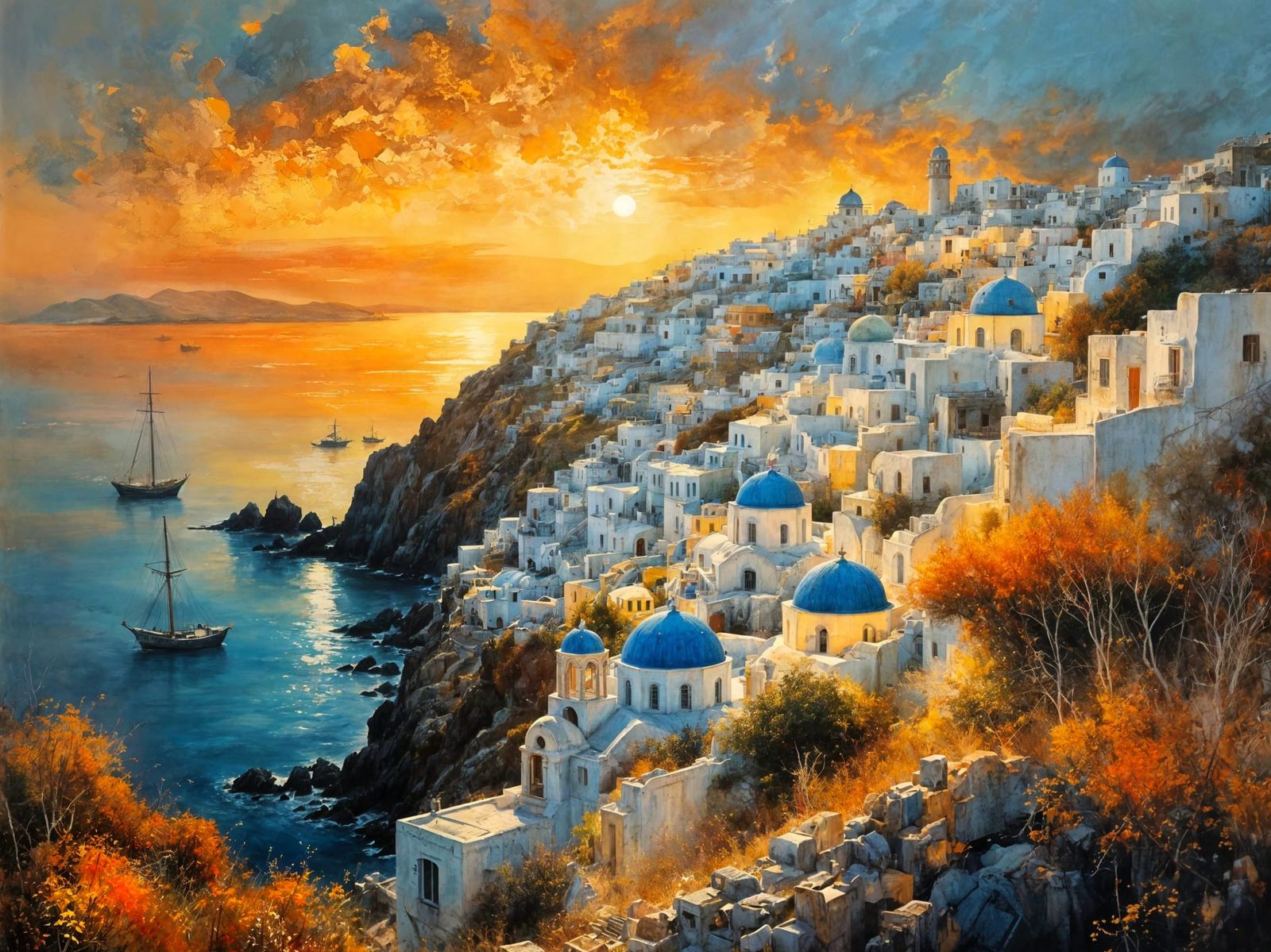 Greece! When the Gods Paint the Sky