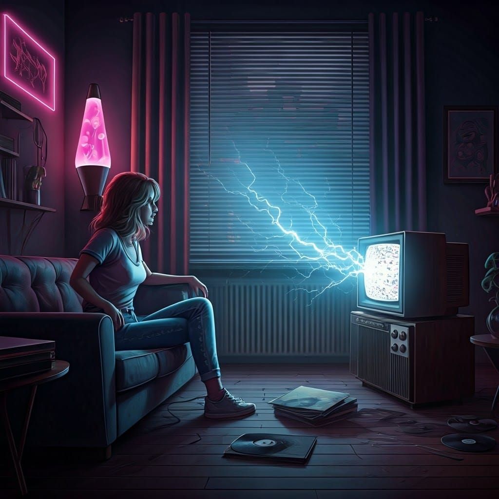 Eerie 80s Ghost Emerges From TV